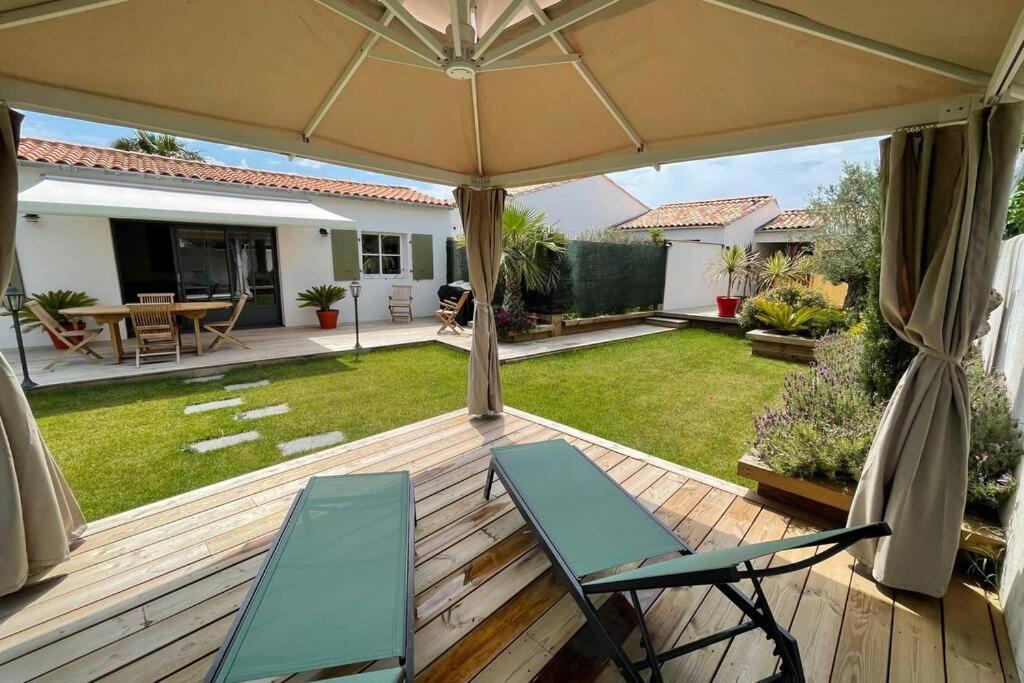 L'Oiseliere ------- Nul Part Ailleurs Villa Loix Exterior photo